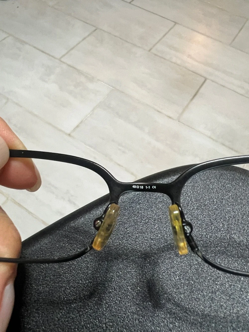 Gucci Black Cat-Eye Optical Frames with Gold Accents Made in Italy in the 90s - Picture 7 of 7